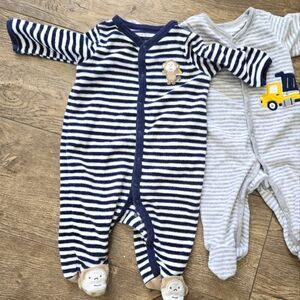 3/$20 Carters Terry Cloth Sleeper 3m